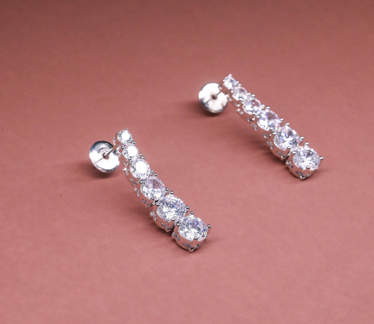 Timeless AD Tennis Necklace Set