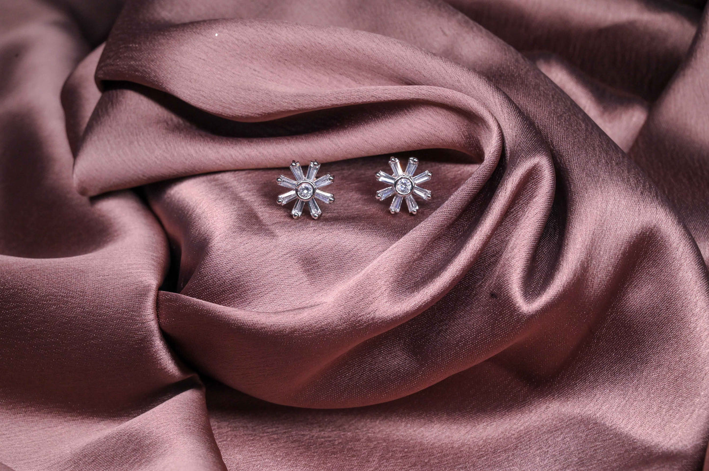 Delicate AD Stud Earrings