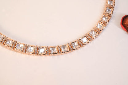 Timeless Real Kundan & AD Necklace Set