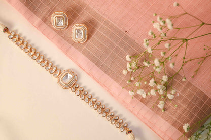 Stylish Real Kundan Choker Set