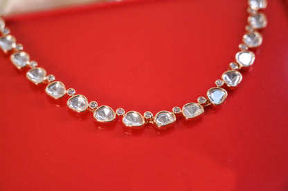 Minimal Real Kundan Jewelry Set for Western and Indian Wear