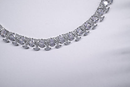 Regal American Diamond Necklace Set
