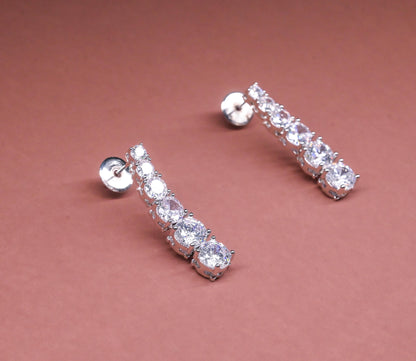 Timeless AD Tennis Necklace Set