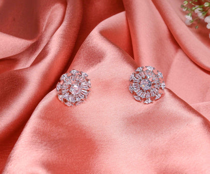 Elegant American Diamond Studs Earrings