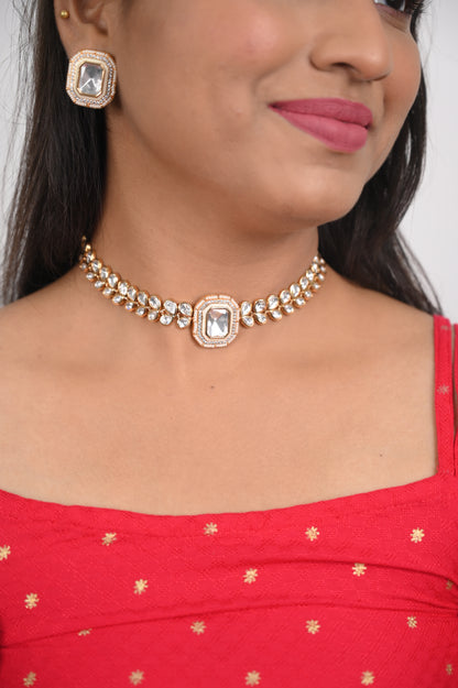 Stylish Real Kundan Choker Set
